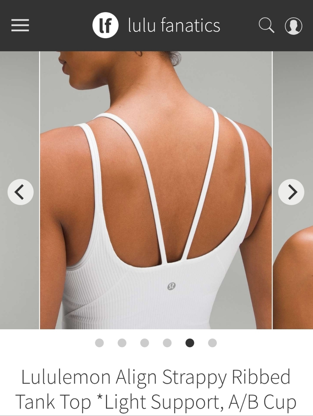 Lululemon Align Strappy Ribbed Tank Top - Picture 3 of 7